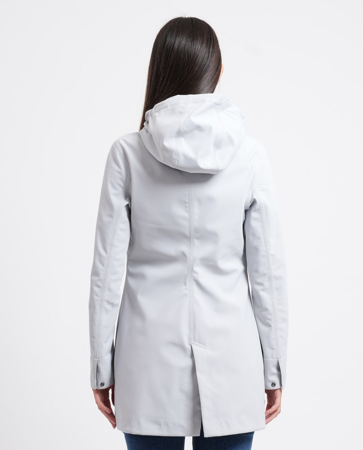 Giacca lunga donna Mathy di K-way con cappuccio 