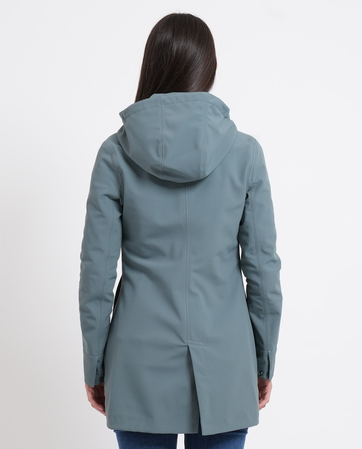 Giacca lunga donna Mathy di K-way con cappuccio 