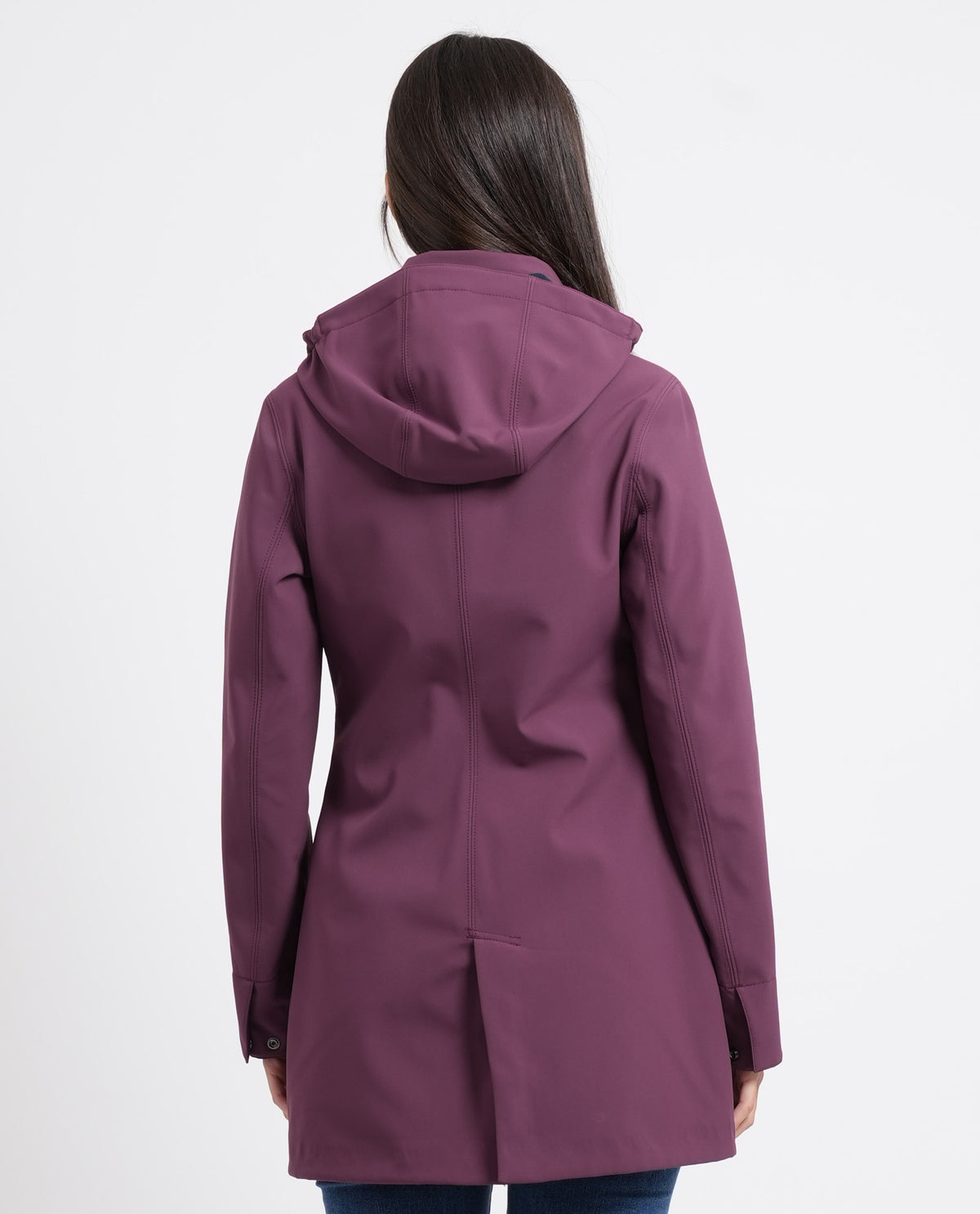 Giacca lunga donna Mathy di K-way con cappuccio 