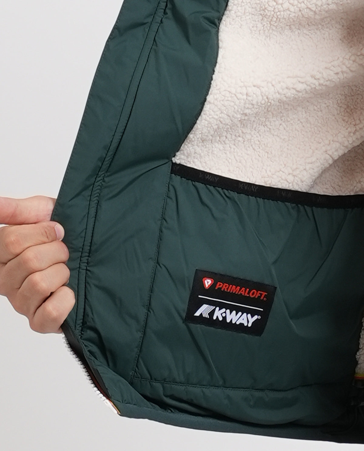 Giacca corta Claude Orsetto di K-way 
