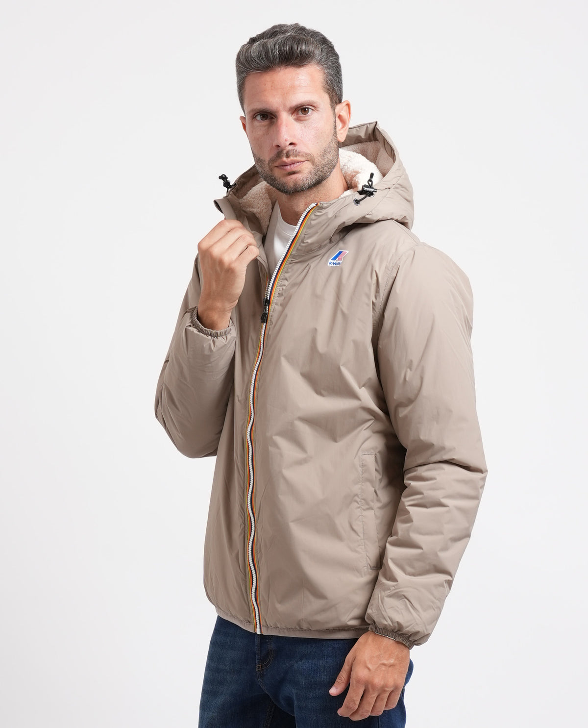 Giacca corta Claude Orsetto di K-way 