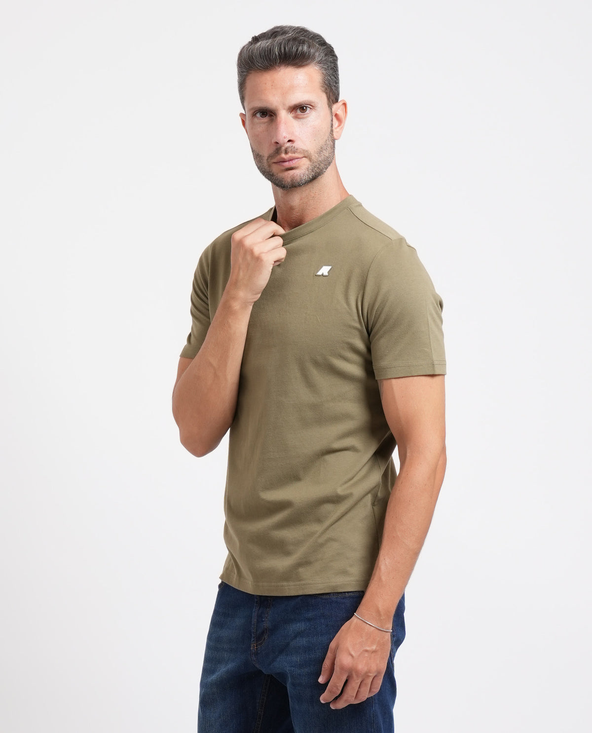 T-shirt uomo K-way basic girocollo 