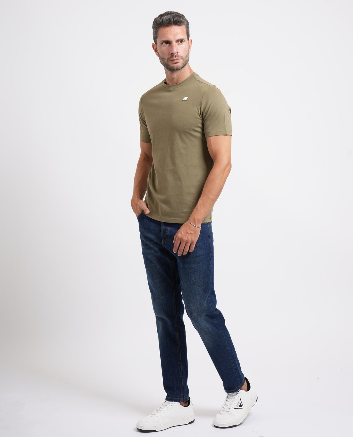 T-shirt uomo K-way basic girocollo 