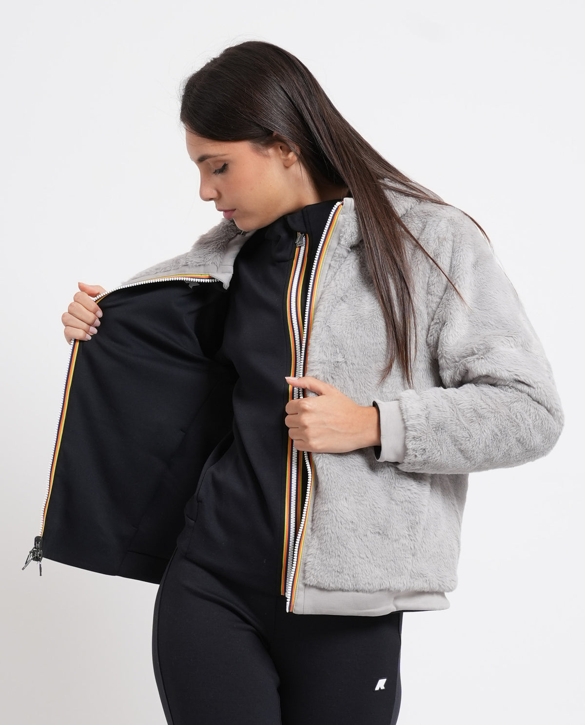 Giacca donna K-way Deva reversibile 
