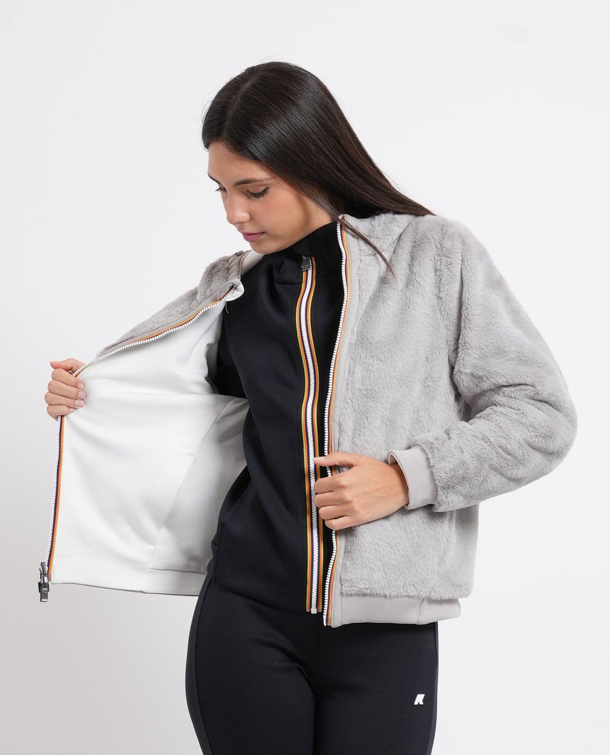 Giacca donna K-way Deva reversibile 