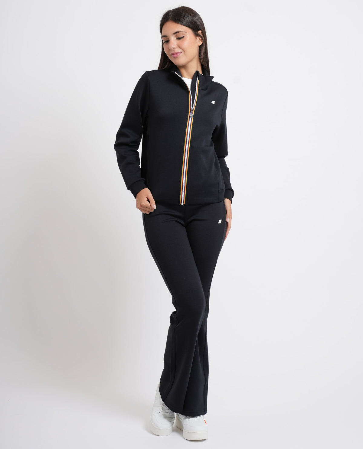 Felpa donna cropped K-way Alara 