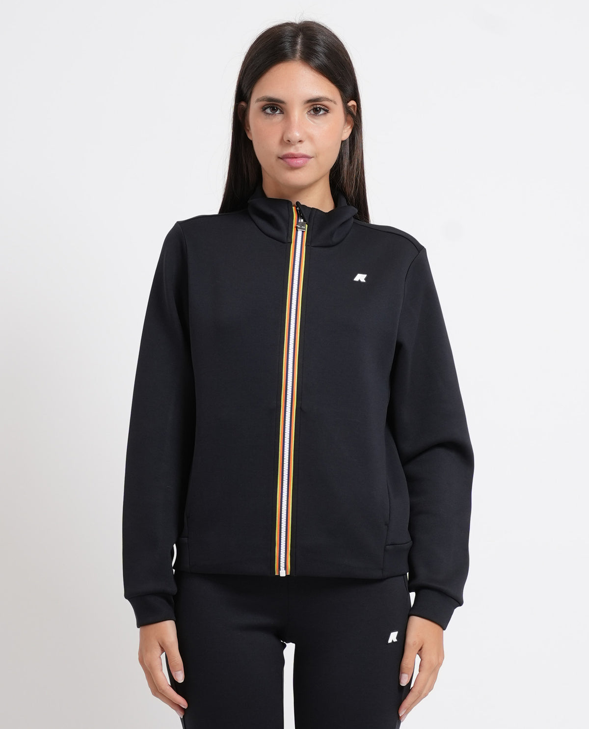 Felpa donna cropped K-way Alara 