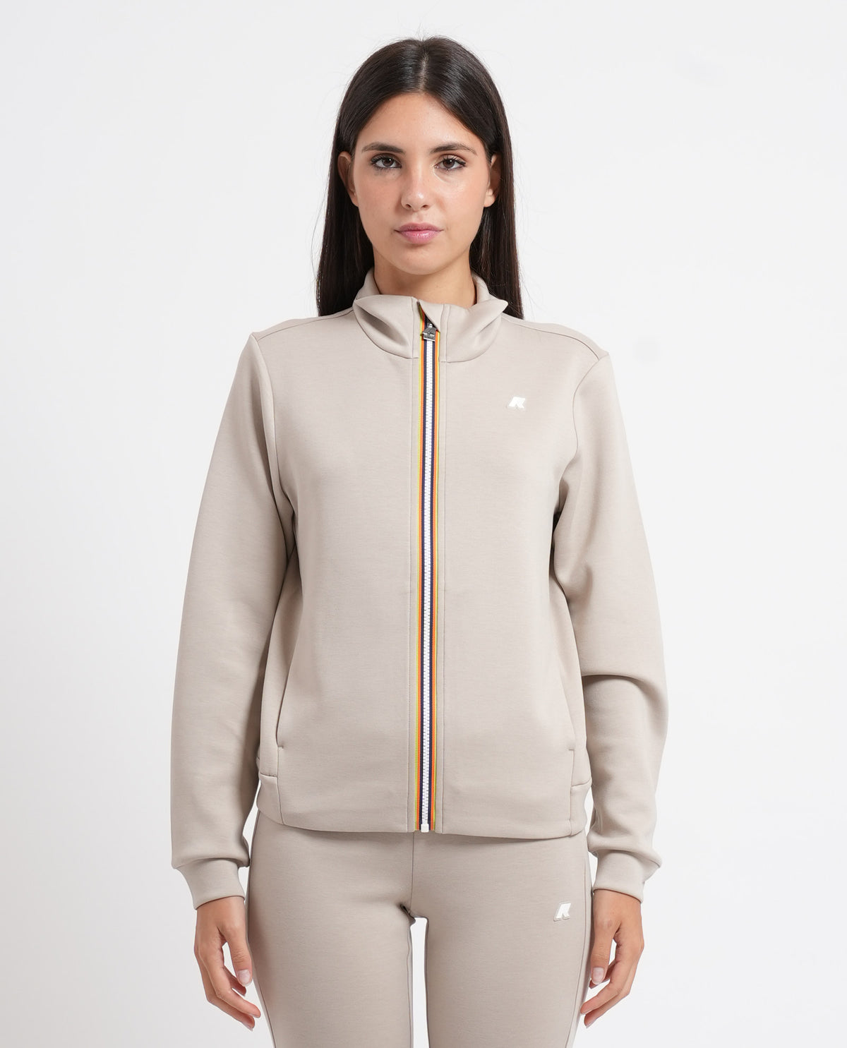 Felpa donna cropped K-way Alara 
