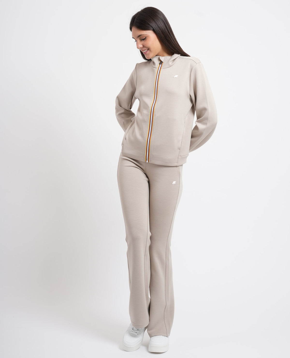 Felpa donna cropped K-way Alara 