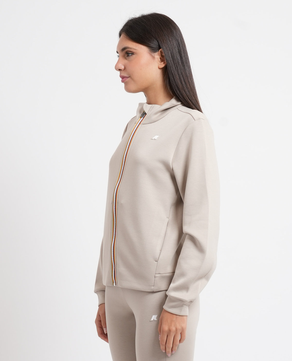 Felpa donna cropped K-way Alara 