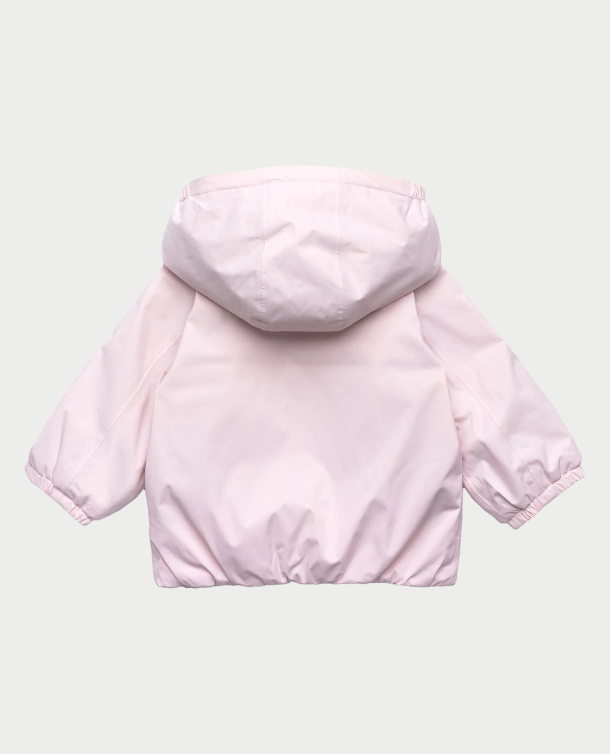 Giacca bambina K-way in morbido twill castoro 