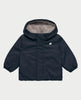 Girl's K-way jacket in soft beaver twill