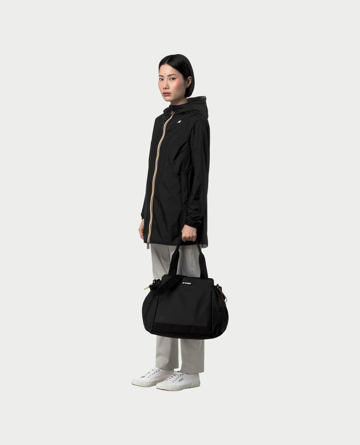 Borsa shopping Aisy di K-way con manico 