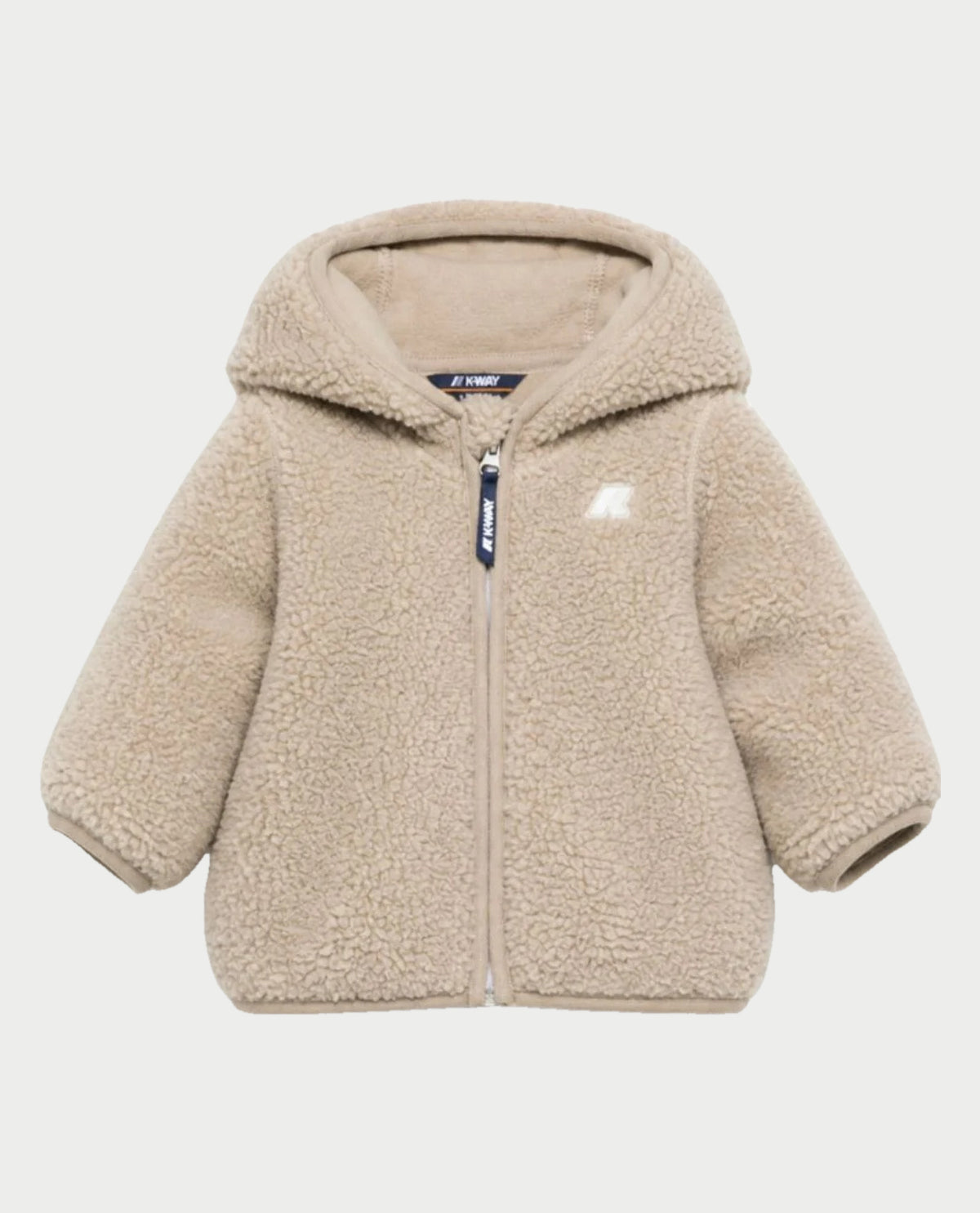 Giacca Janne K-way in pile con cappuccio 