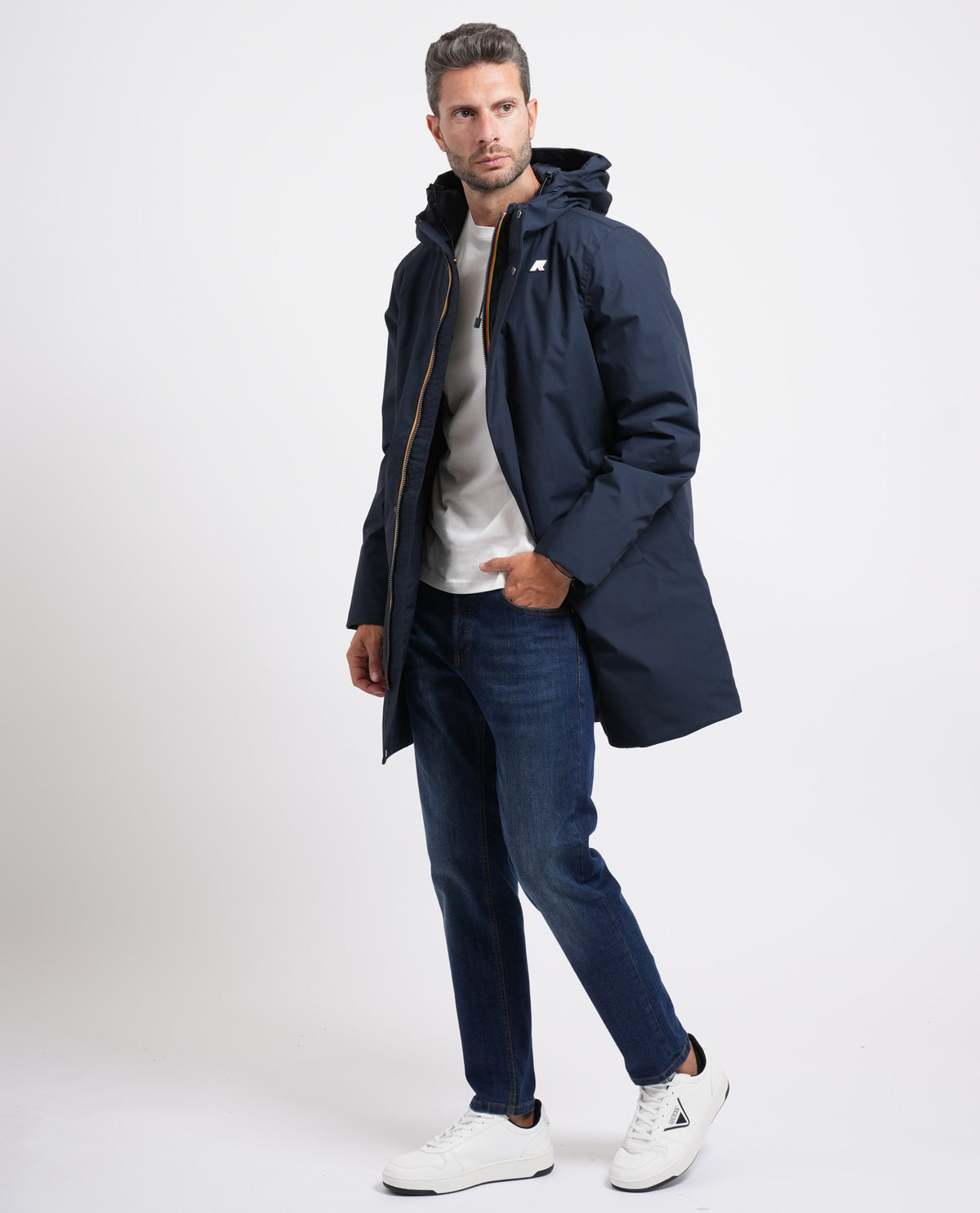 Giacca lunga uomo Thomas Warm di K-way 