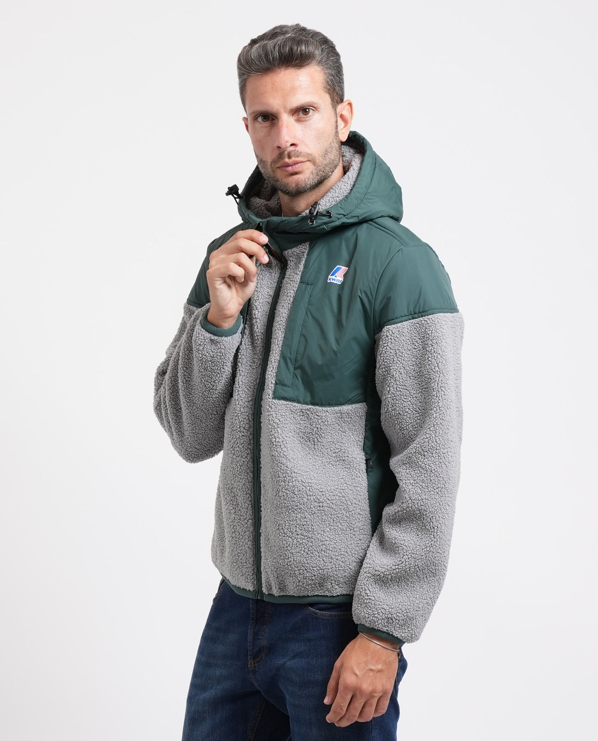 Giacca Samson Orsetto di K-way in tessuto sherpa 