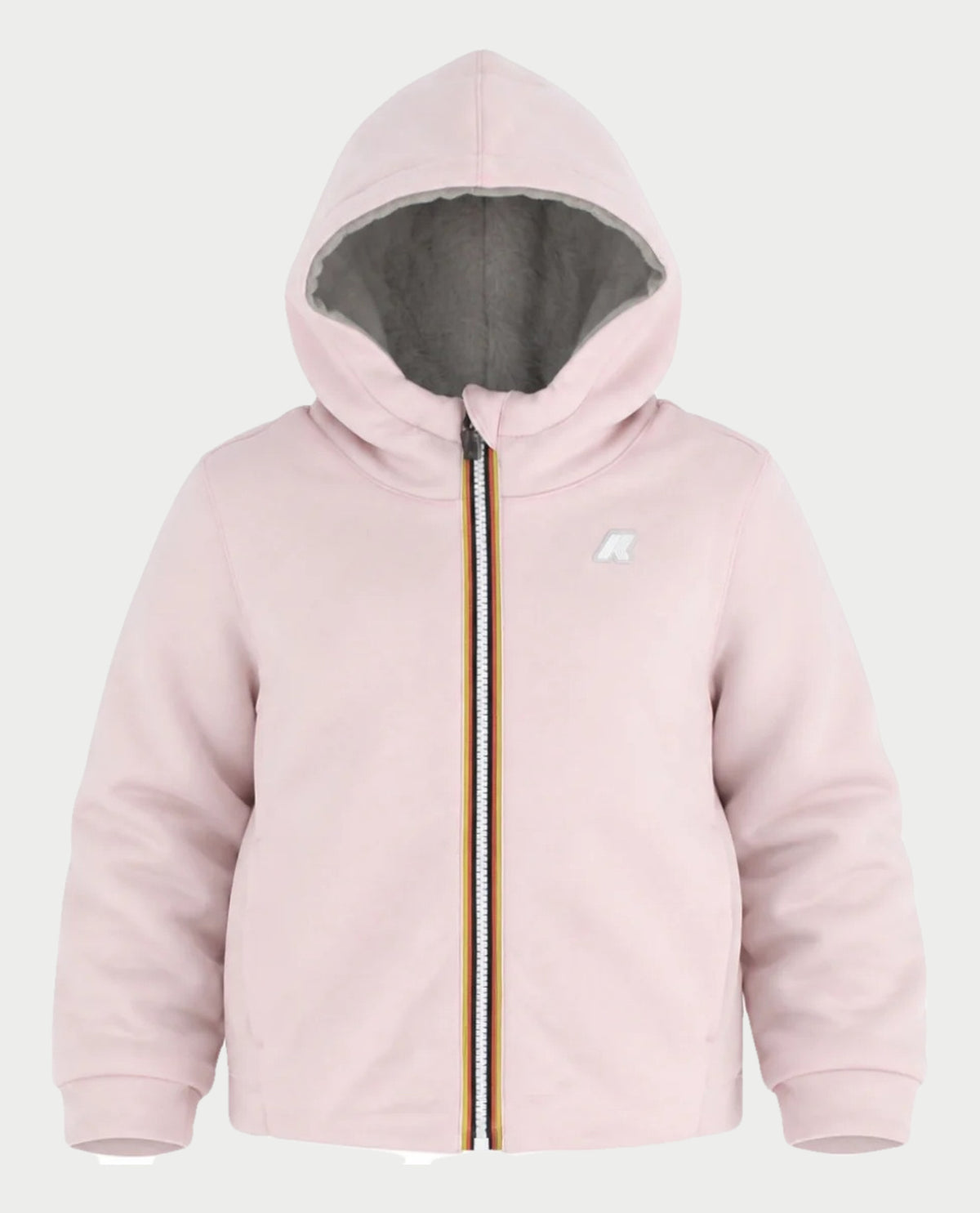 Felpa bambina K-way Deva con cappuccio 