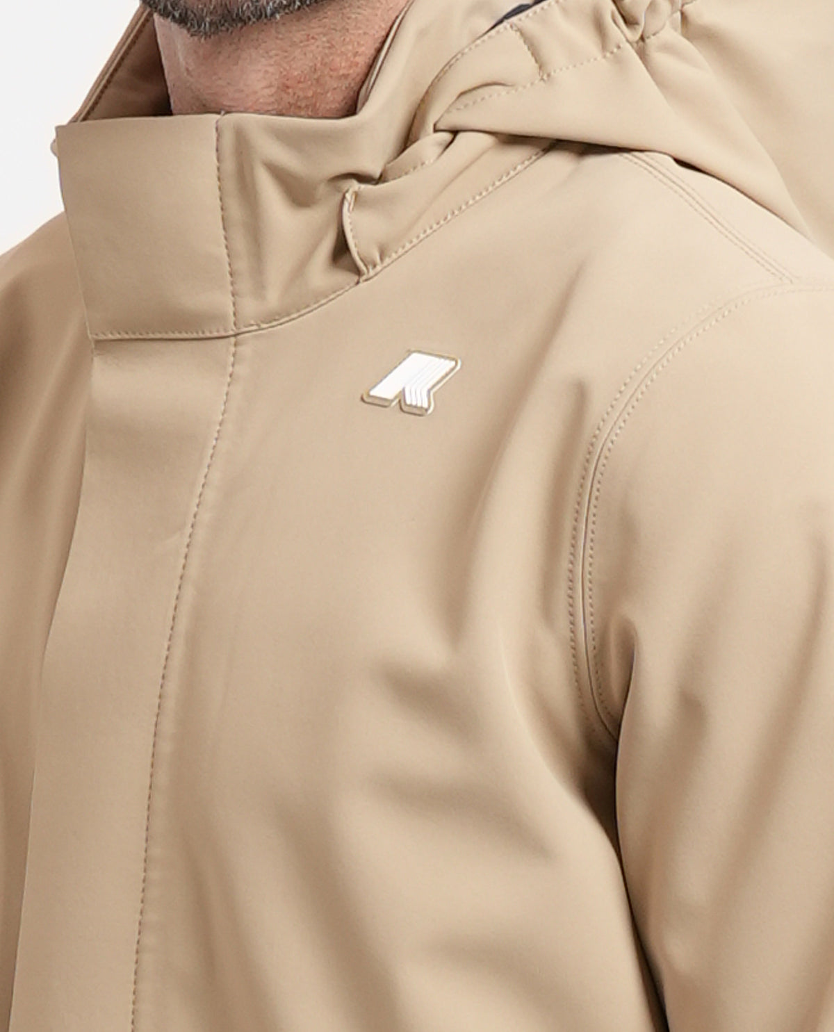 Parka uomo Duke Bonded di K-way con cappuccio 