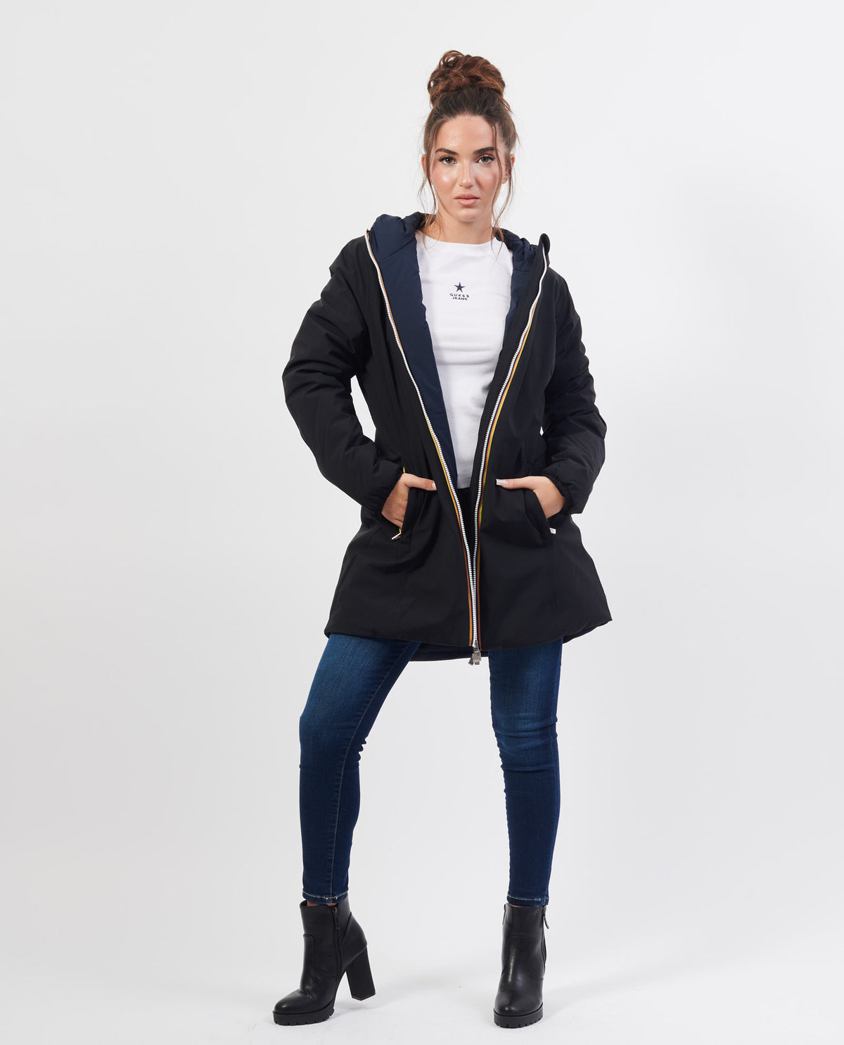 Giacca donna Denise di K-way reversibile 