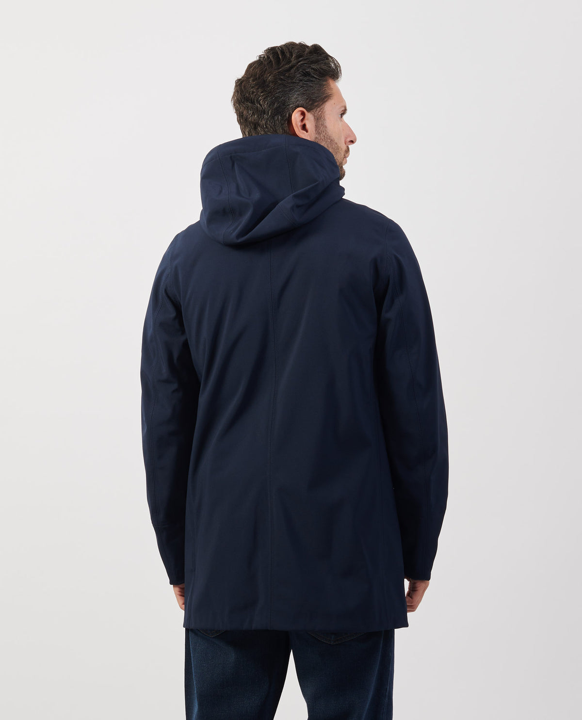 Giacca lunga uomo Marlyn di K-way con cappuccio 