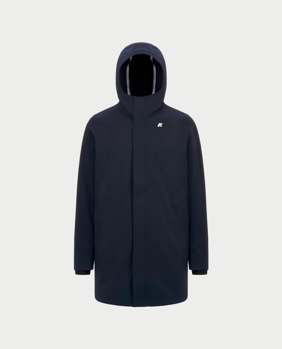 Giacca lunga uomo Marlyn di K-way con cappuccio 