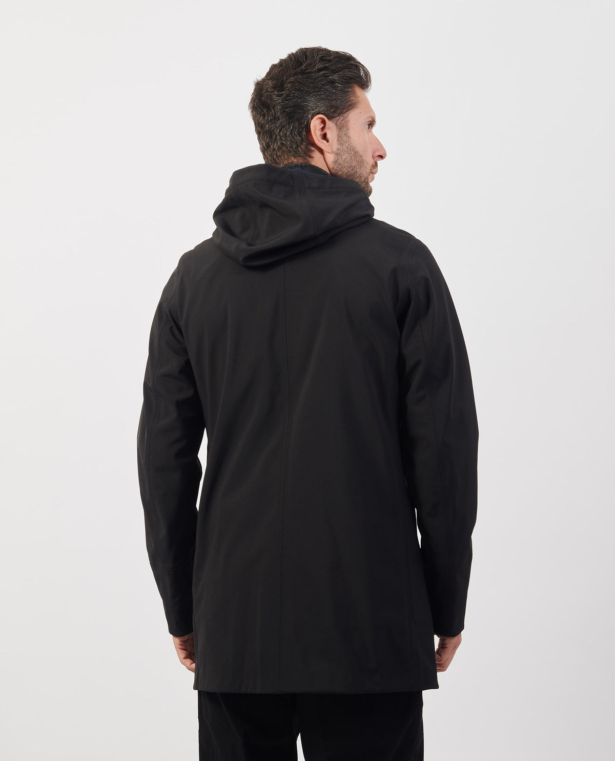 Giacca lunga uomo Marlyn di K-way con cappuccio 