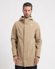K-Way men's Marlyn long hooded jacket