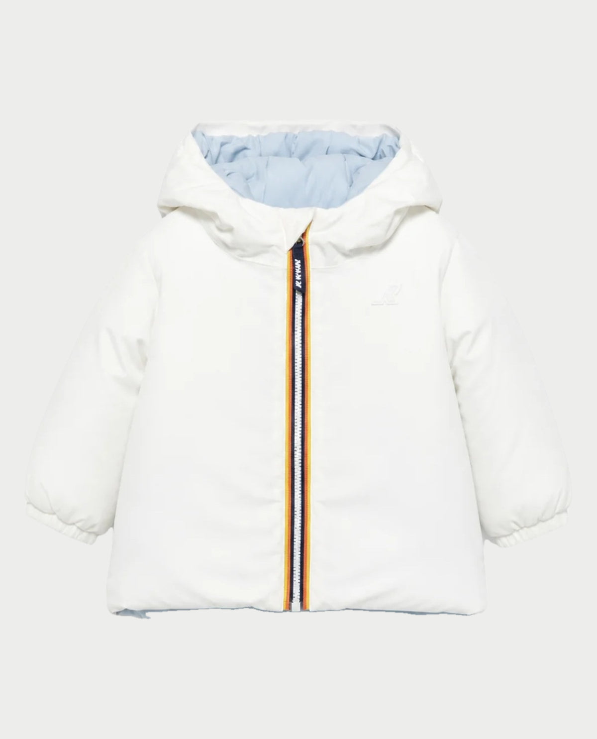 Giacca reversibile bambino K-way Jack con cappuccio e logo 
