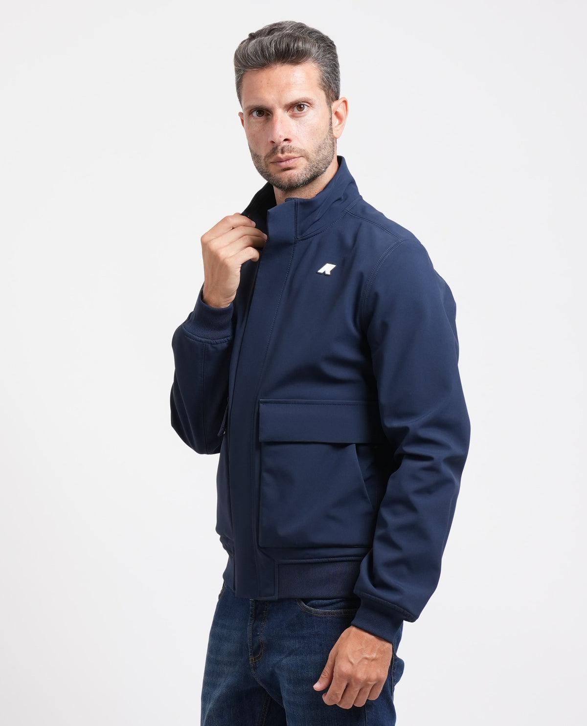 Giacca uomo Herve Bonded di K-way a marinaio 