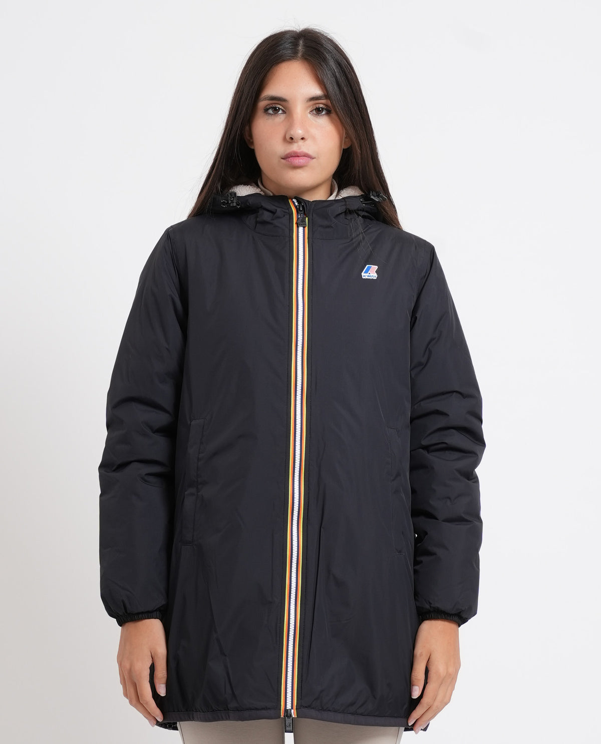 Giubbotto donna K-way Jacin Orsetto 