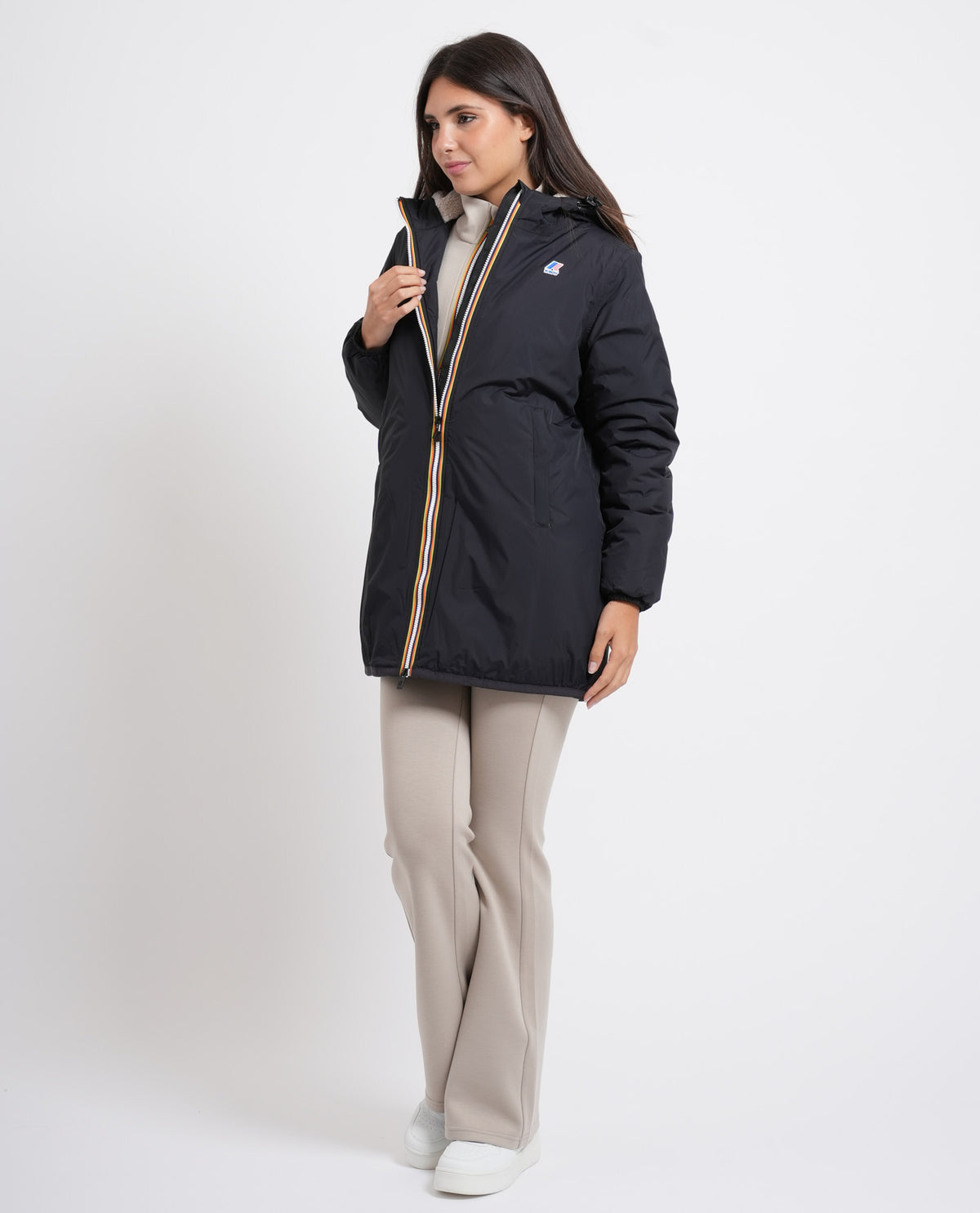 Giubbotto donna K-way Jacin Orsetto 