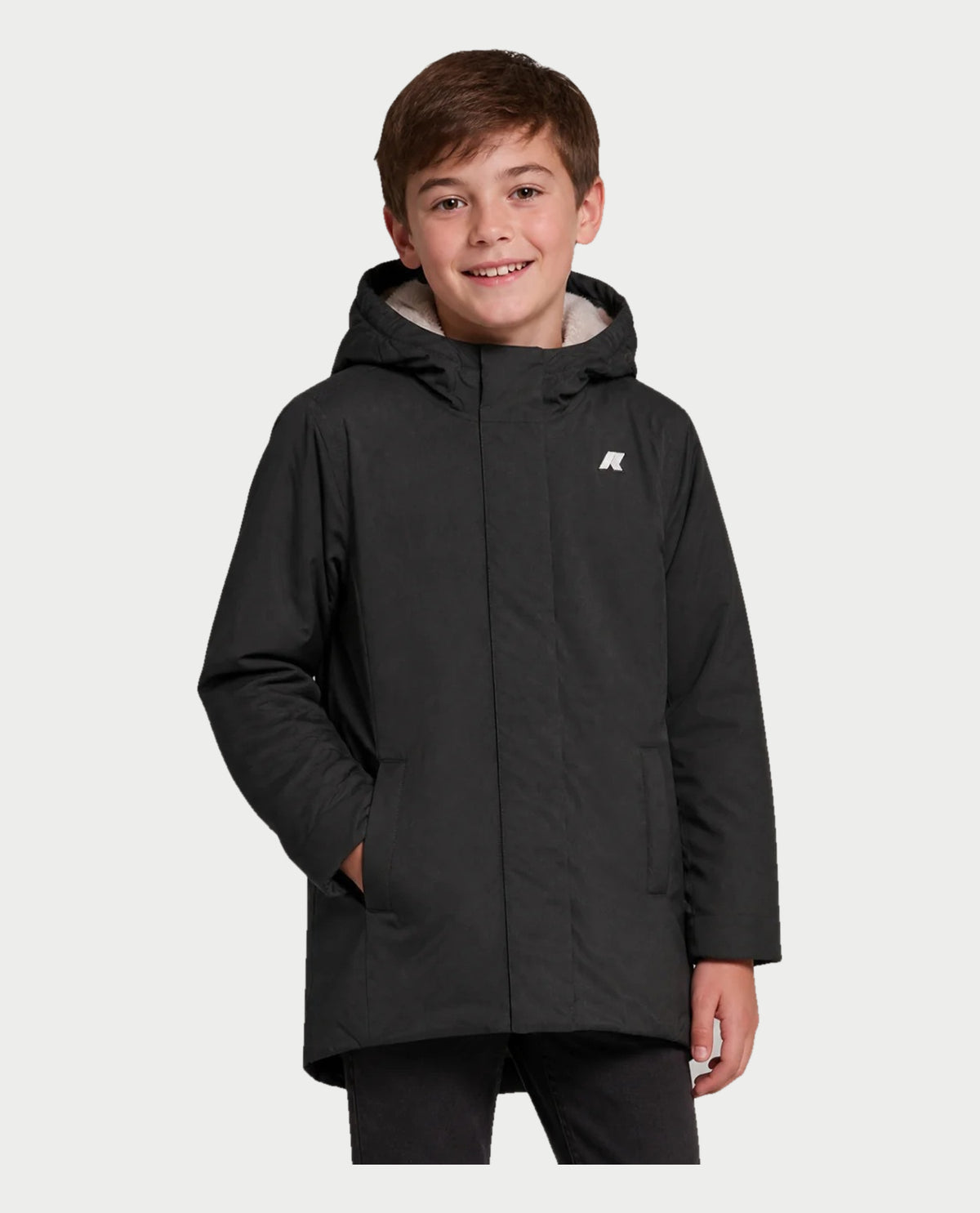 Giacca K-way Denise bambina in morbido twill 