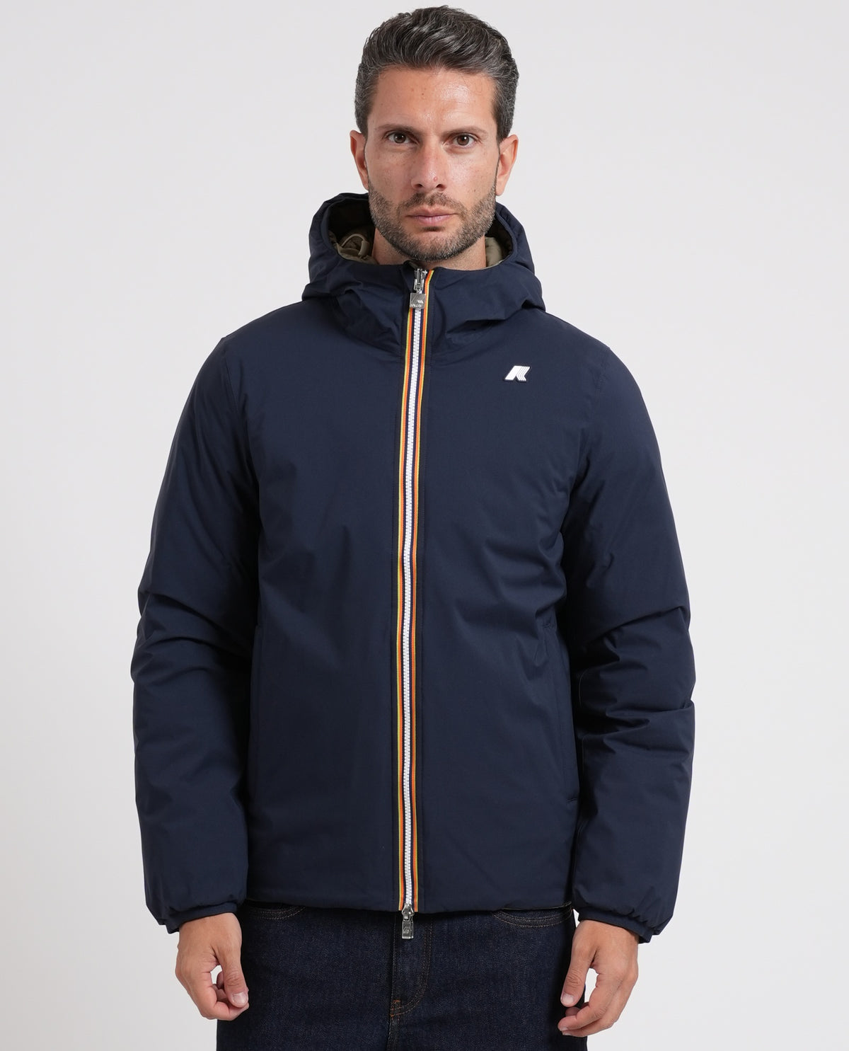 Giacca uomo Jack Thermo Double di K-way reversibile 