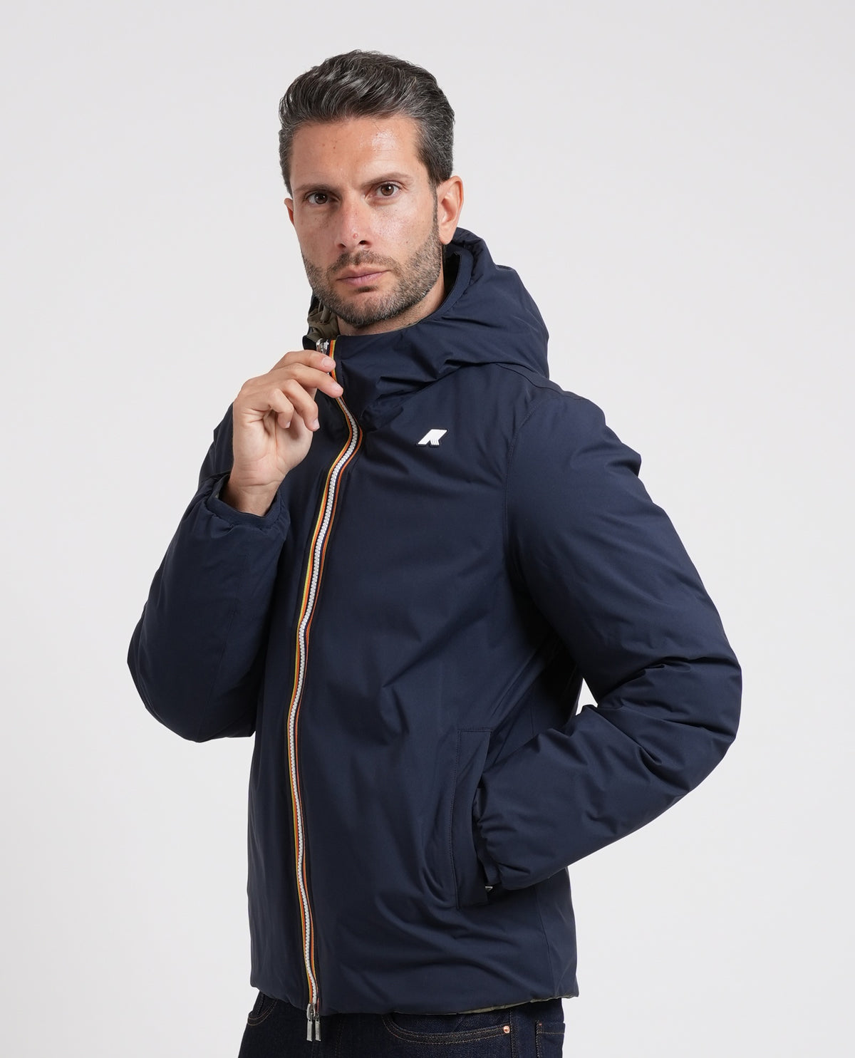 Giacca uomo Jack Thermo Double di K-way reversibile 