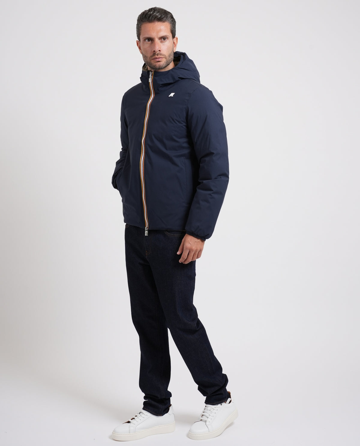 Giacca uomo Jack Thermo Double di K-way reversibile 