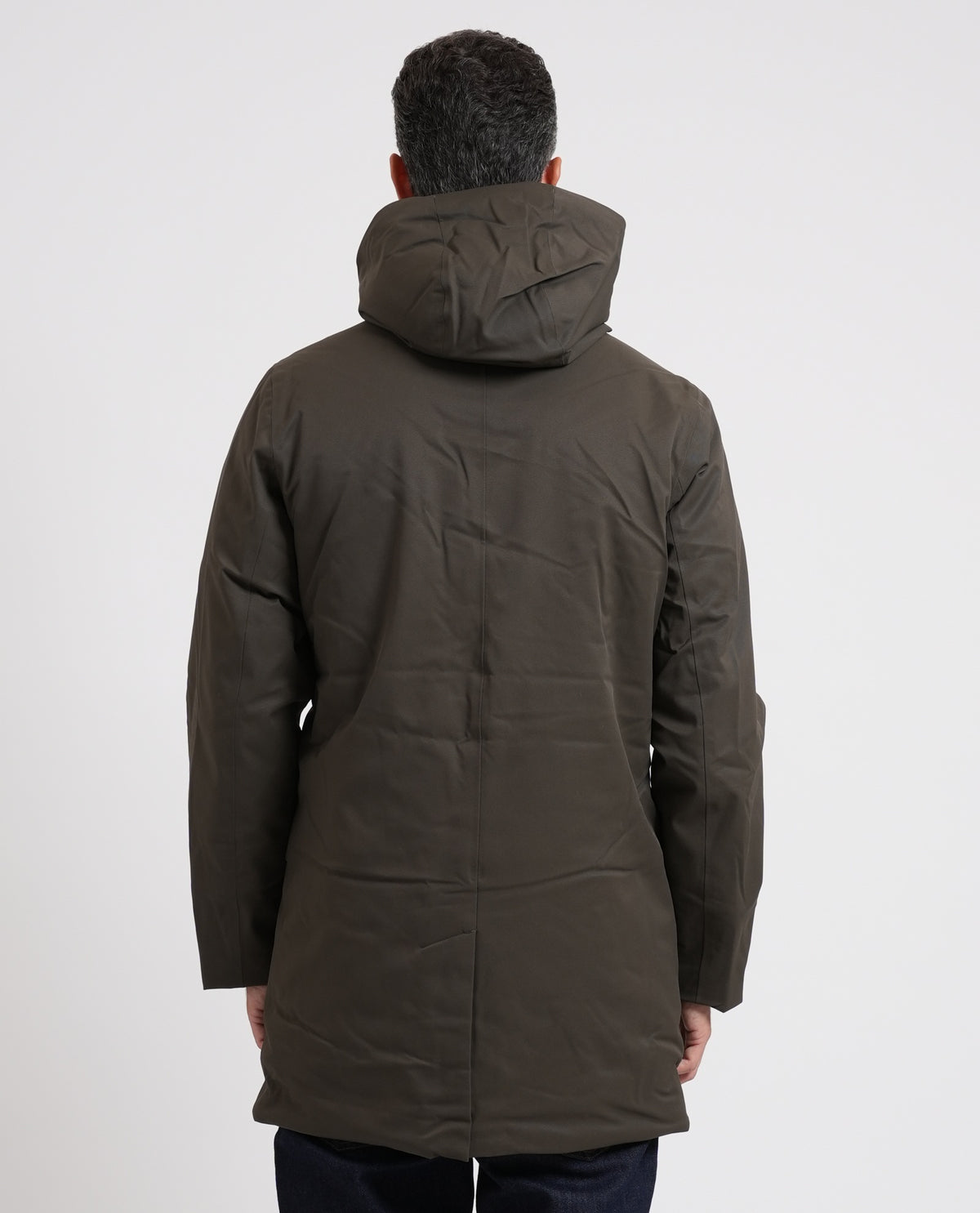Giacca uomo lunga Jarno Twill Marmotta di K-way 