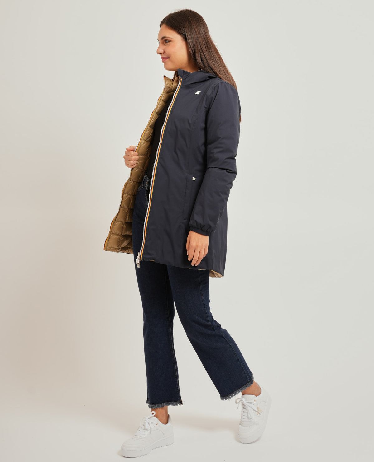 Giacca donna Denise Thermo di K-way reversibile 
