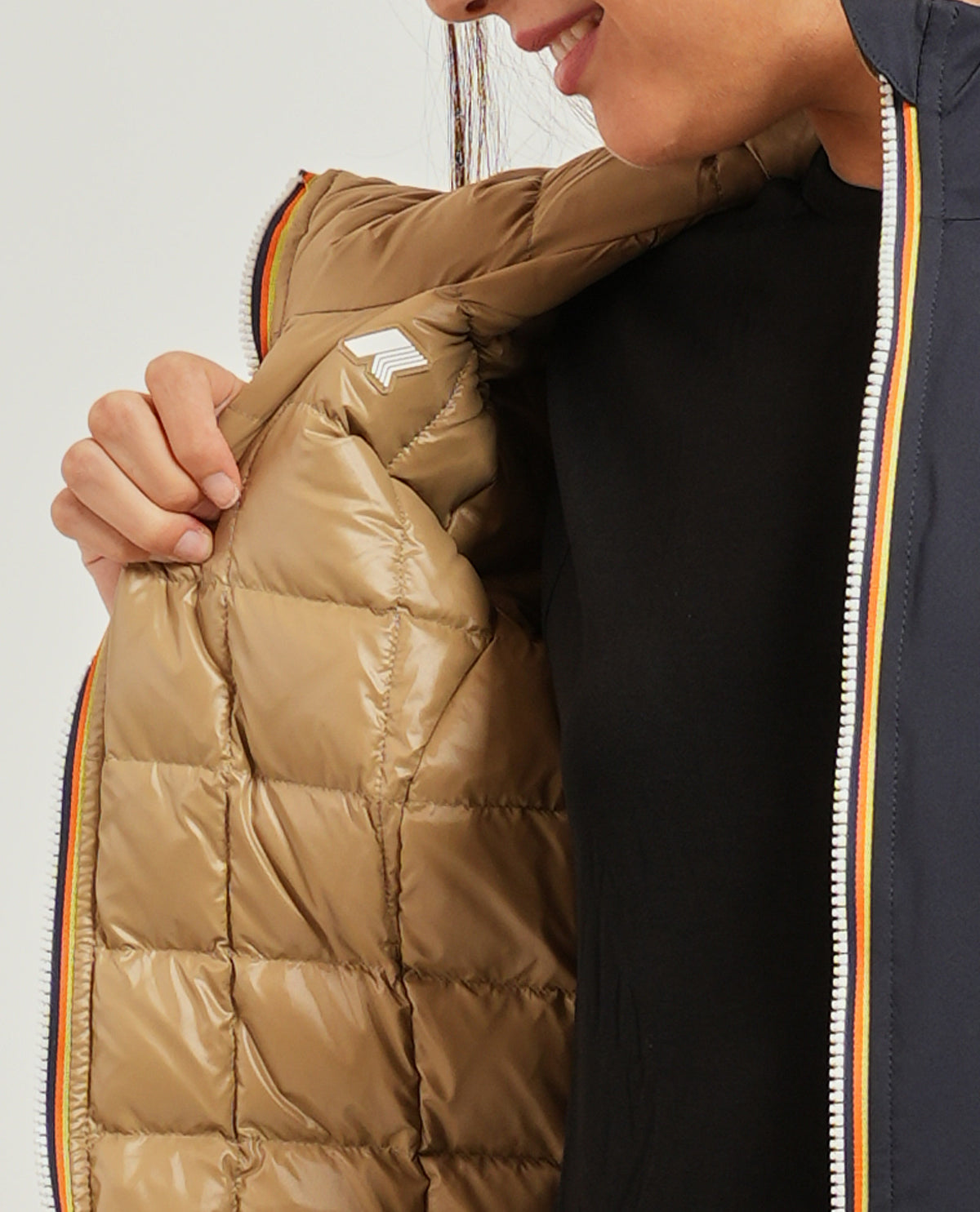 Giacca donna Denise Thermo di K-way reversibile 