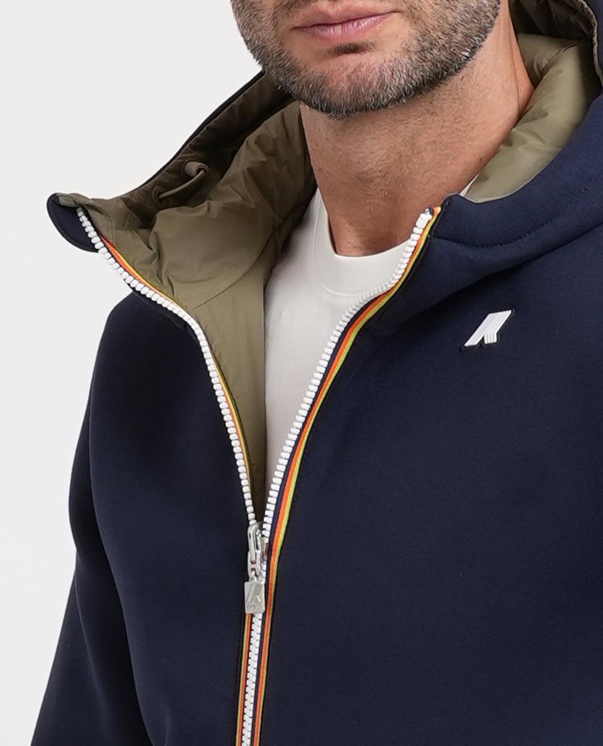 Giacca corta Jack Spacer K-way reversibile 