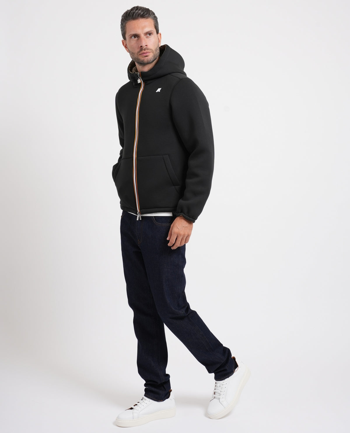 Giacca corta Jack Spacer K-way reversibile 