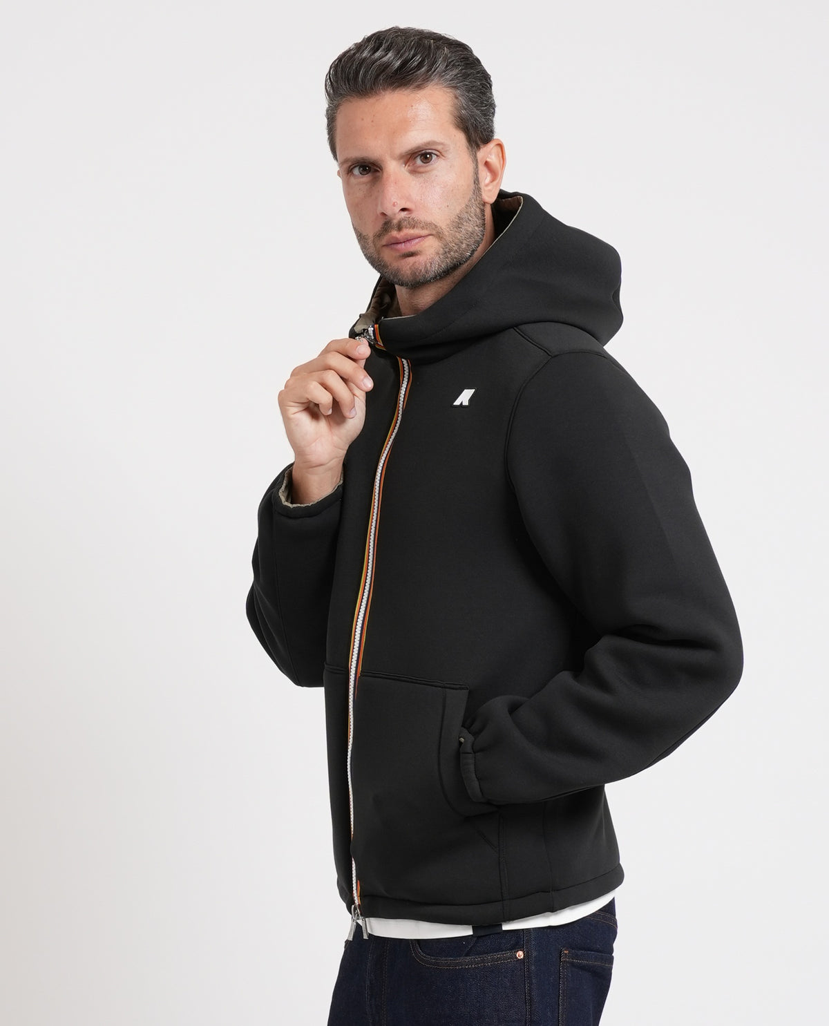 Giacca corta Jack Spacer K-way reversibile 