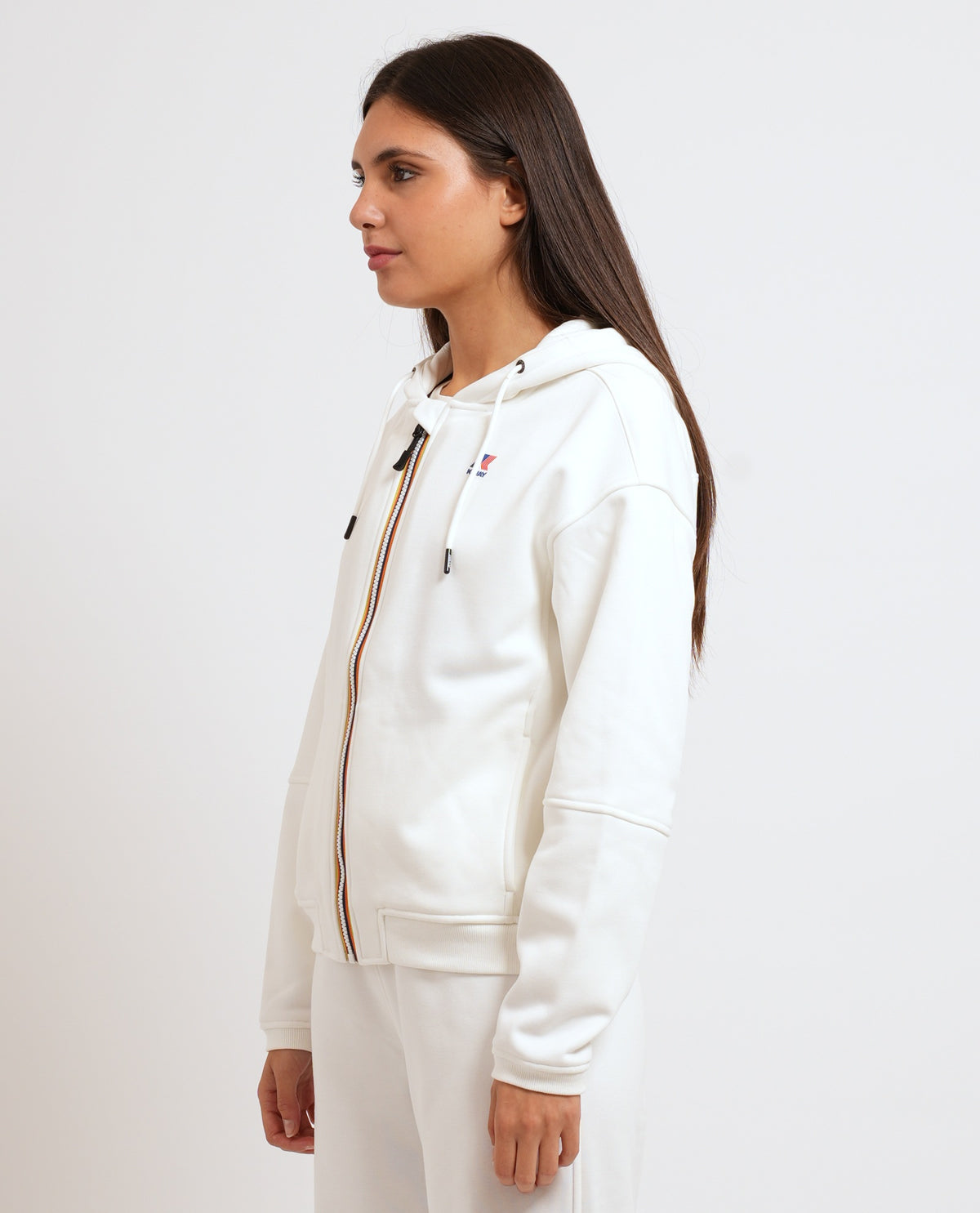 Felpa donna Lara Brushed K-way in pile 