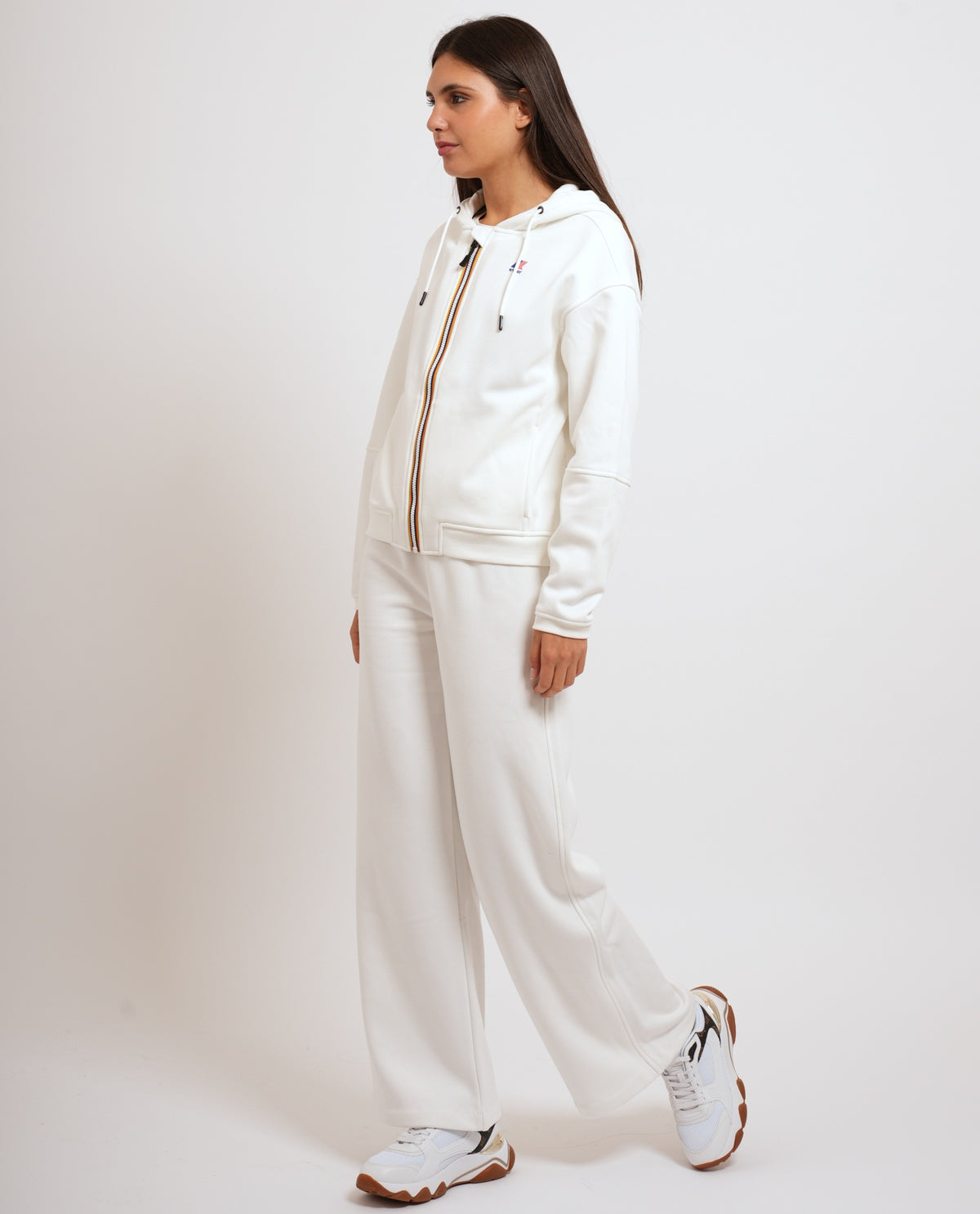 Felpa donna Lara Brushed K-way in pile 