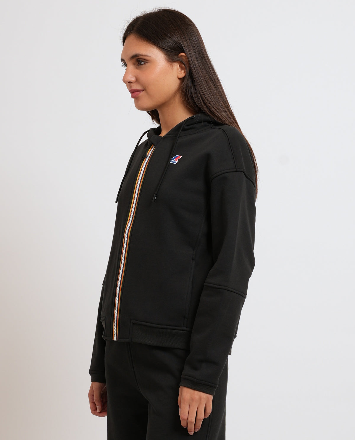 Felpa donna Lara Brushed K-way in pile 