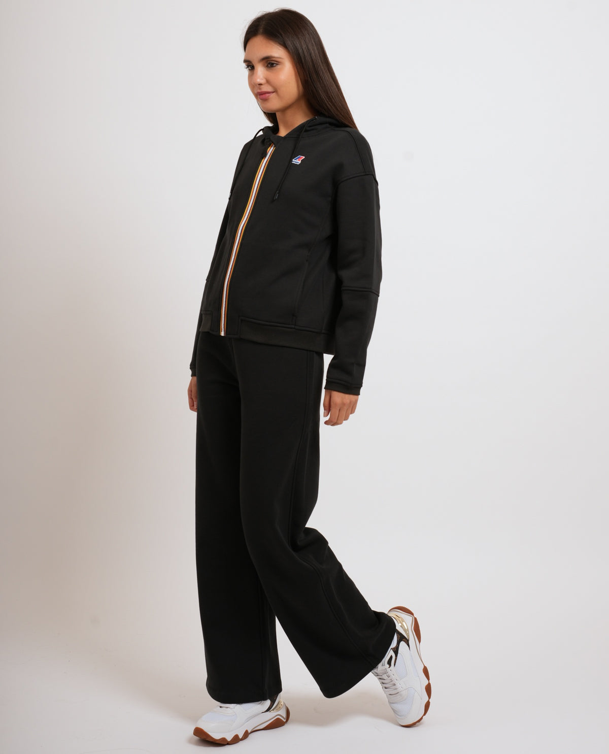 Felpa donna Lara Brushed K-way in pile 