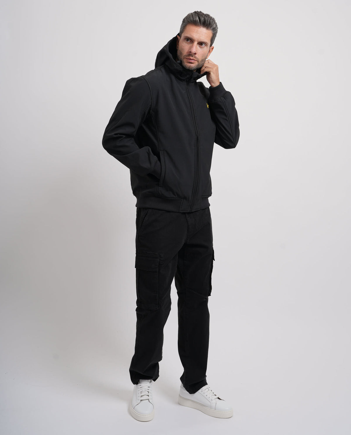 Giacca softshell uomo Lyle & Scott foderata in pile 