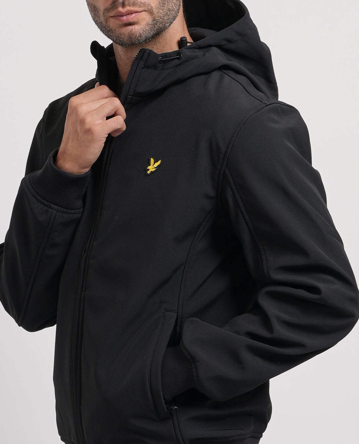 Giacca softshell uomo Lyle & Scott foderata in pile 