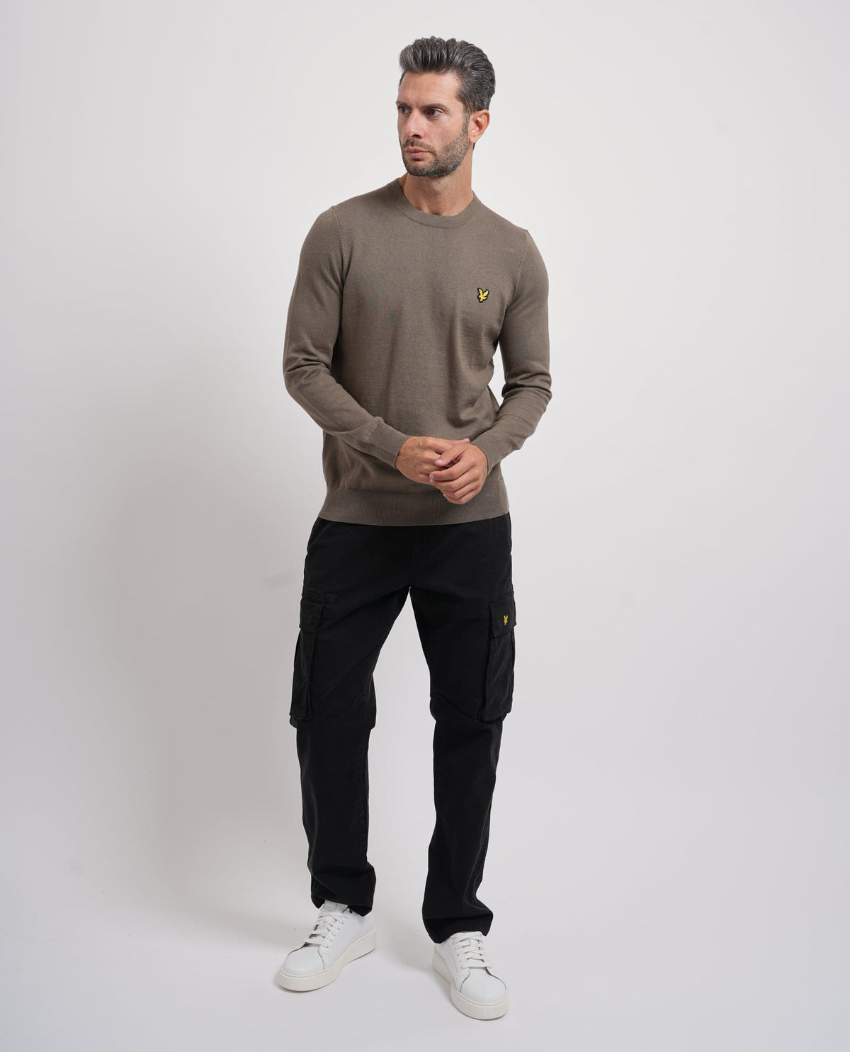 Maglione uomo Lyle & Scott con logo 