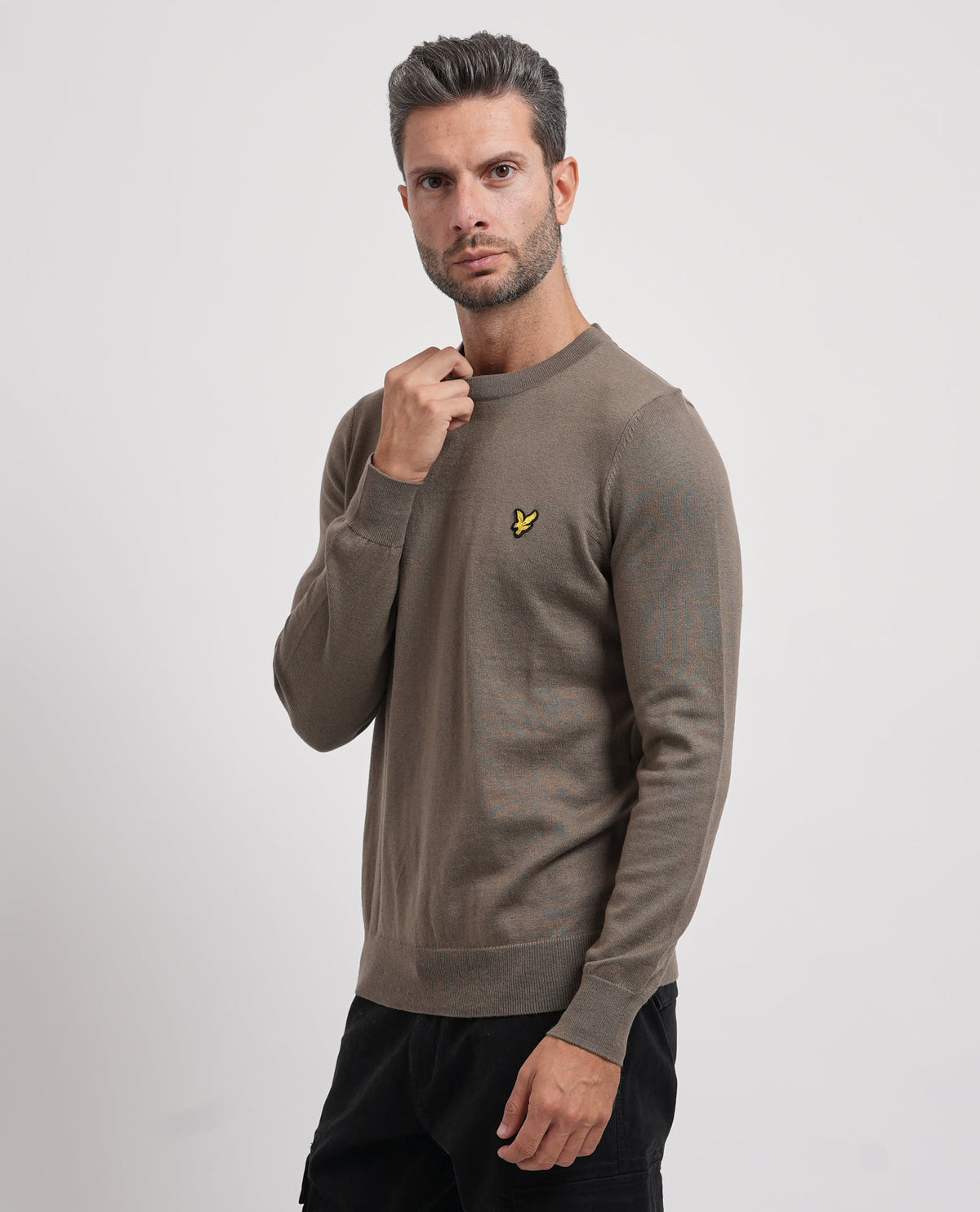 Maglione uomo Lyle & Scott con logo 