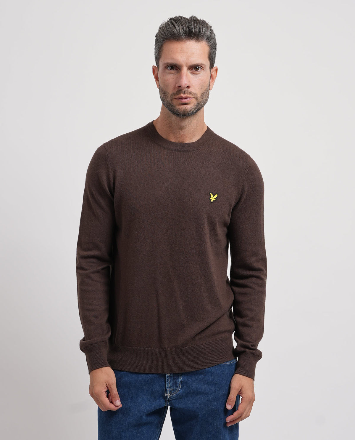 Maglione uomo Lyle & Scott con logo 